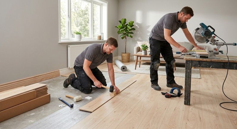 Laminate Floor Installation in Highland, MD