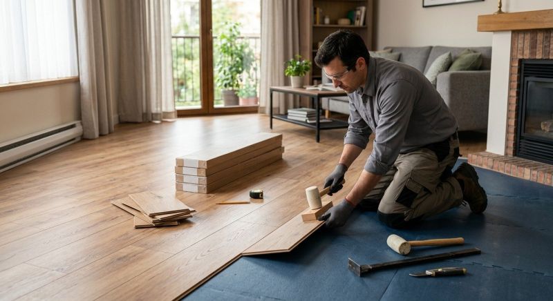 Laminate Floor Replacement in Dunkirk, MD