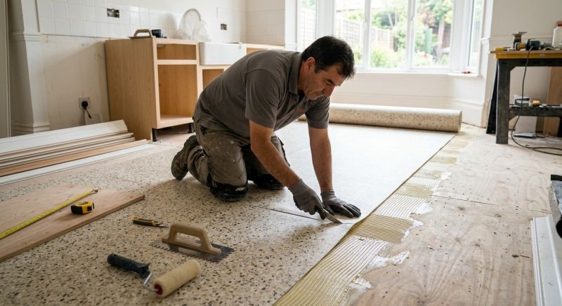 Linoleum Floor Installation in Columbia, MD