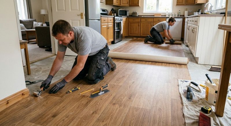 Linoleum Floor Installation in Severna Park, MD