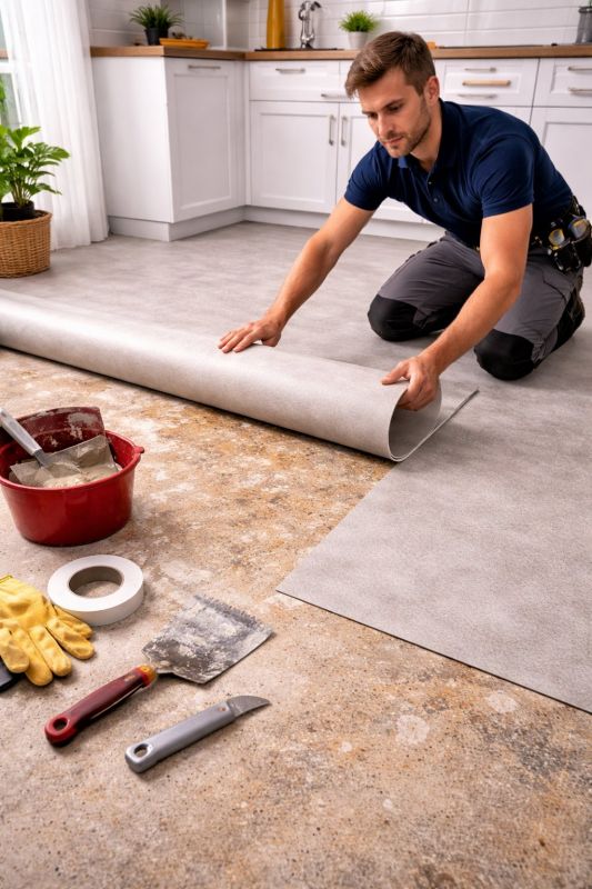 Linoleum Floor Installation in Linthicum Heights, MD