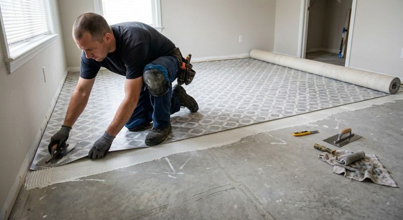 Sheet Flooring Installation in Pasadena, MD