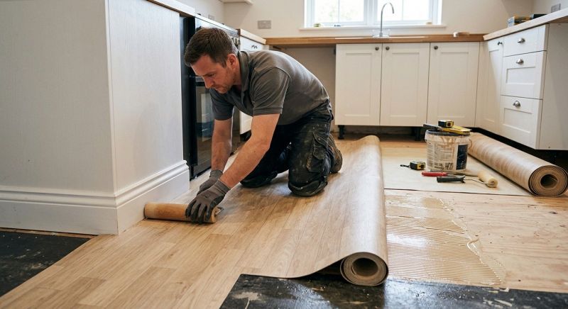 Sheet Linoleum Installation in Dunkirk, MD