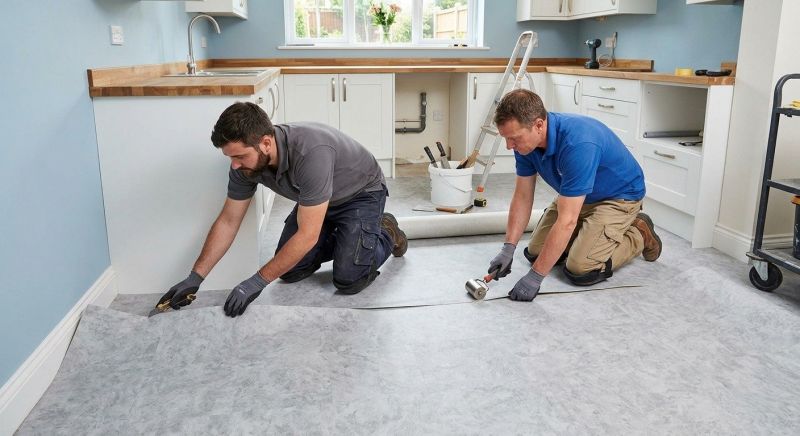 Sheet Linoleum Installation in Severna Park, MD