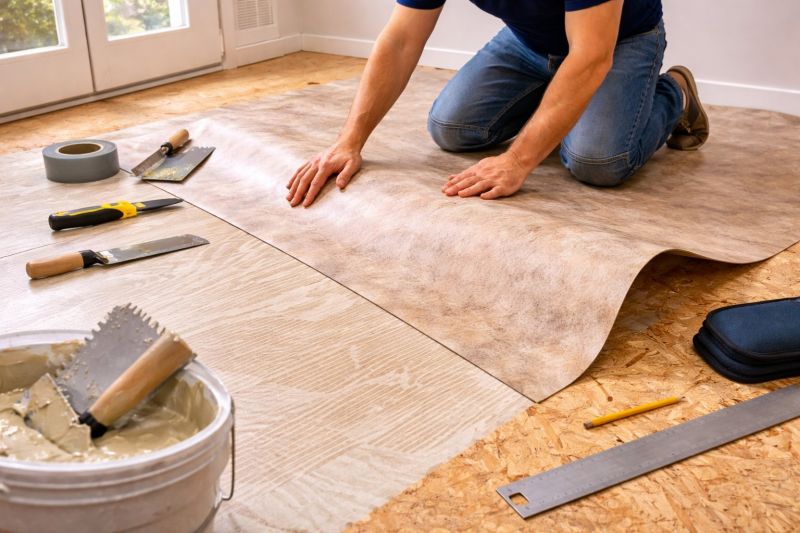 Sheet Vinyl Installation in Crofton, MD