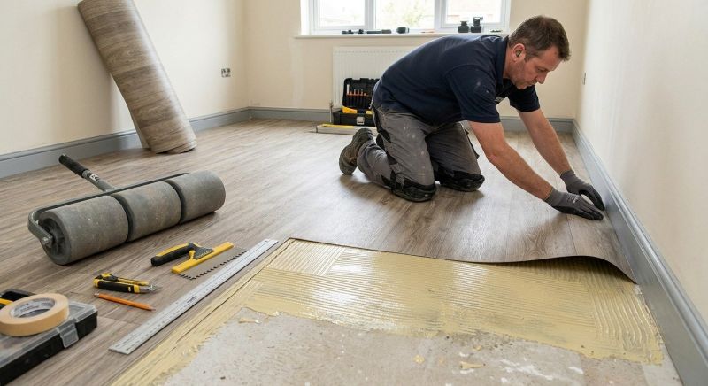 Sheet Vinyl Installation in Laurel, MD