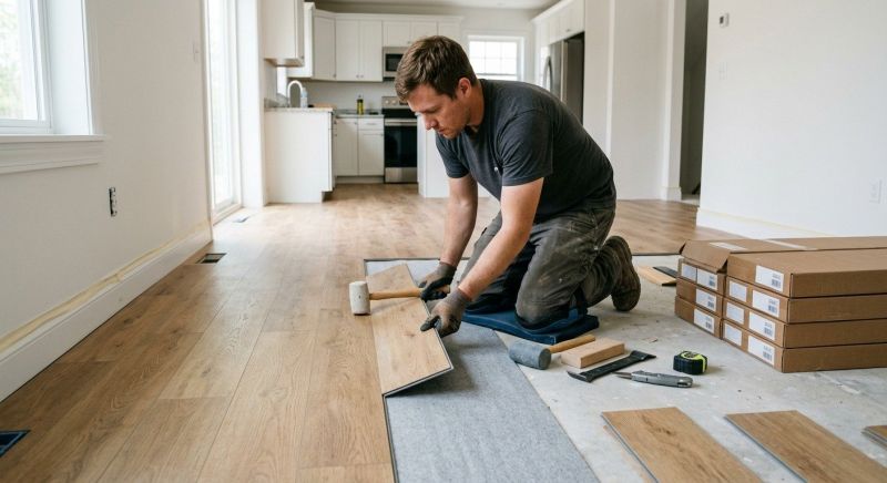 Vinyl Plank Floor Installation in Severna Park, MD