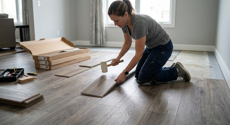 Vinyl Plank Floor Installation in Severna Park, MD