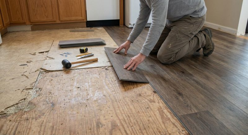 Vinyl Tile Replacement in Severna Park, MD