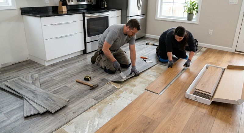 Vinyl Tile Replacement in Severna Park, MD